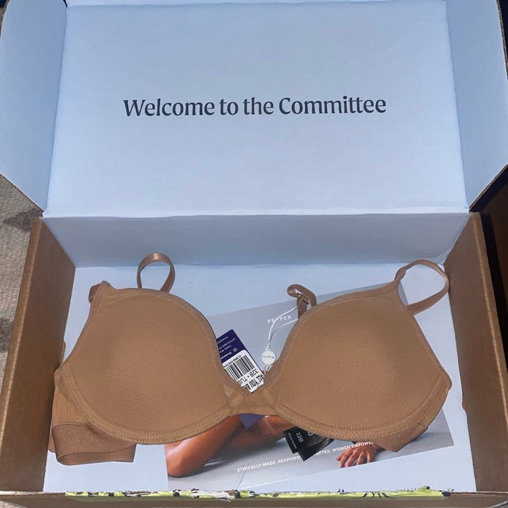 Tuscan tan mesh pepper bra